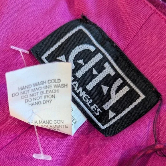 Y2K City Triangles Purple Sleeveless Burnout‎ Mesh Dress Dark Fairy Whimsigoth - Picture 5 of 8